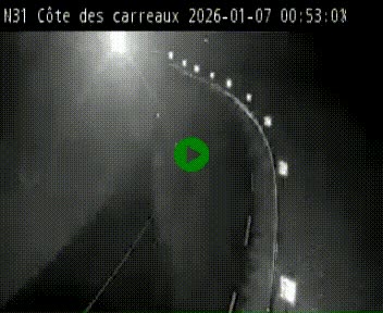 <h2>Webcam en haut de la Côte des Carreaux sur la N31 à Avesnes-en-Bray. Vue orientée vers Rouen</h2>