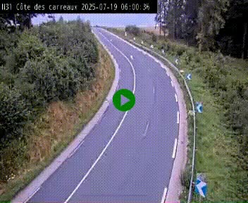 <h2>Webcam en haut de la Côte des Carreaux sur la N31 à Avesnes-en-Bray. Vue orientée vers Rouen</h2>