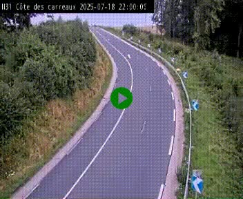 <h2>Webcam en haut de la Côte des Carreaux sur la N31 à Avesnes-en-Bray. Vue orientée vers Rouen</h2>