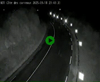 <h2>Webcam en haut de la Côte des Carreaux sur la N31 à Avesnes-en-Bray. Vue orientée vers Rouen</h2>