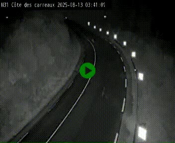 Webcam en haut de la Côte des Carreaux sur la N31 à Avesnes-en-Bray. Vue orientée vers Rouen