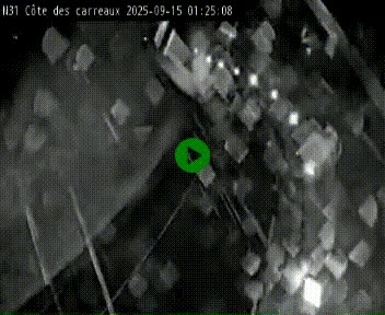 Webcam en haut de la Côte des Carreaux sur la N31 à Avesnes-en-Bray. Vue orientée vers Rouen