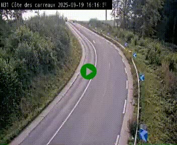 <h2>Webcam en haut de la Côte des Carreaux sur la N31 à Avesnes-en-Bray. Vue orientée vers Rouen</h2>