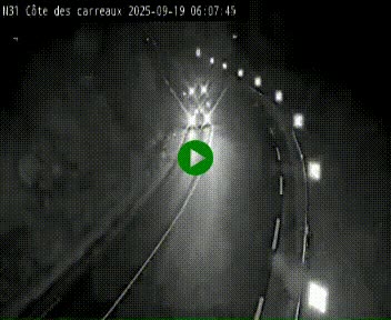 <h2>Webcam en haut de la Côte des Carreaux sur la N31 à Avesnes-en-Bray. Vue orientée vers Rouen</h2>