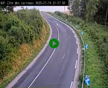 <h2>Webcam en haut de la Côte des Carreaux sur la N31 à Avesnes-en-Bray. Vue orientée vers Rouen</h2>