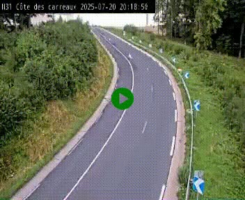 <h2>Webcam en haut de la Côte des Carreaux sur la N31 à Avesnes-en-Bray. Vue orientée vers Rouen</h2>