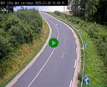 <h2>Webcam en haut de la Côte des Carreaux sur la N31 à Avesnes-en-Bray. Vue orientée vers Rouen</h2>