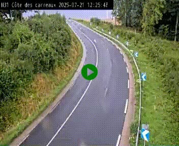 <h2>Webcam en haut de la Côte des Carreaux sur la N31 à Avesnes-en-Bray. Vue orientée vers Rouen</h2>