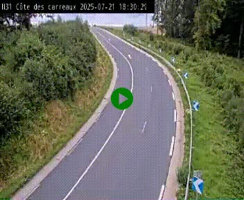 <h2>Webcam en haut de la Côte des Carreaux sur la N31 à Avesnes-en-Bray. Vue orientée vers Rouen</h2>