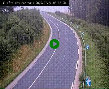 <h2>Webcam en haut de la Côte des Carreaux sur la N31 à Avesnes-en-Bray. Vue orientée vers Rouen</h2>