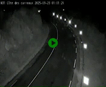 <h2>Webcam en haut de la Côte des Carreaux sur la N31 à Avesnes-en-Bray. Vue orientée vers Rouen</h2>