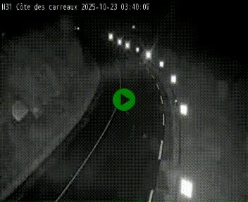 <h2>Webcam en haut de la Côte des Carreaux sur la N31 à Avesnes-en-Bray. Vue orientée vers Rouen</h2>