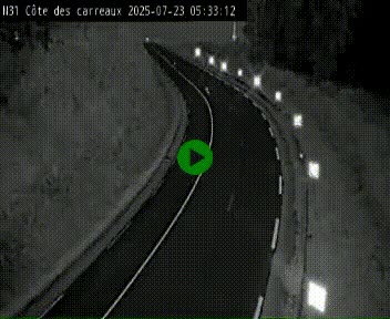 <h2>Webcam en haut de la Côte des Carreaux sur la N31 à Avesnes-en-Bray. Vue orientée vers Rouen</h2>