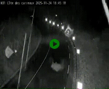 <h2>Webcam en haut de la Côte des Carreaux sur la N31 à Avesnes-en-Bray. Vue orientée vers Rouen</h2>