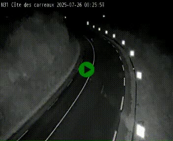 <h2>Webcam en haut de la Côte des Carreaux sur la N31 à Avesnes-en-Bray. Vue orientée vers Rouen</h2>