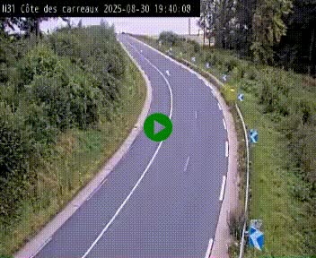 <h2>Webcam en haut de la Côte des Carreaux sur la N31 à Avesnes-en-Bray. Vue orientée vers Rouen</h2>