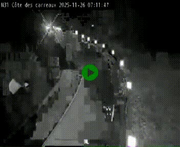 <h2>Webcam en haut de la Côte des Carreaux sur la N31 à Avesnes-en-Bray. Vue orientée vers Rouen</h2>