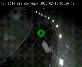 <h2>Webcam en haut de la Côte des Carreaux sur la N31 à Avesnes-en-Bray. Vue orientée vers Rouen</h2>