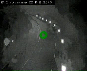 Webcam en haut de la Côte des Carreaux sur la N31 à Avesnes-en-Bray. Vue orientée vers Rouen