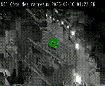 <h2>Webcam en haut de la Côte des Carreaux sur la N31 à Avesnes-en-Bray. Vue orientée vers Rouen</h2>