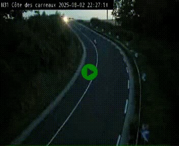 <h2>Webcam en haut de la Côte des Carreaux sur la N31 à Avesnes-en-Bray. Vue orientée vers Rouen</h2>