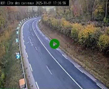 <h2>Webcam en haut de la Côte des Carreaux sur la N31 à Avesnes-en-Bray. Vue orientée vers Rouen</h2>