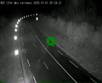 <h2>Webcam en haut de la Côte des Carreaux sur la N31 à Avesnes-en-Bray. Vue orientée vers Rouen</h2>