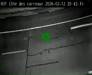 <h2>Webcam en haut de la Côte des Carreaux sur la N31 à Avesnes-en-Bray. Vue orientée vers Rouen</h2>