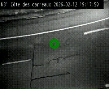<h2>Webcam en haut de la Côte des Carreaux sur la N31 à Avesnes-en-Bray. Vue orientée vers Rouen</h2>