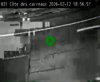 <h2>Webcam en haut de la Côte des Carreaux sur la N31 à Avesnes-en-Bray. Vue orientée vers Rouen</h2>