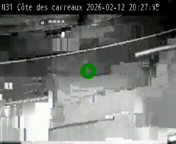 <h2>Webcam en haut de la Côte des Carreaux sur la N31 à Avesnes-en-Bray. Vue orientée vers Rouen</h2>