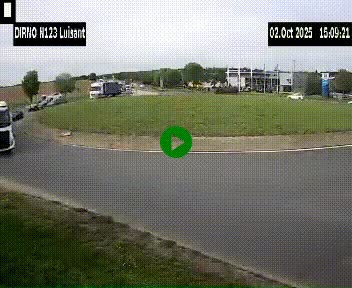 <h2>Webcam en périphérie de Chartres sur la N123, à hauteur de Luisant. Vue orientée vers Chartres</h2>