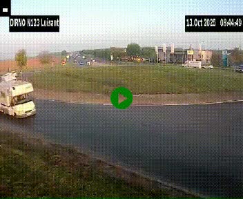 <h2>Webcam en périphérie de Chartres sur la N123, à hauteur de Luisant. Vue orientée vers Chartres</h2>
