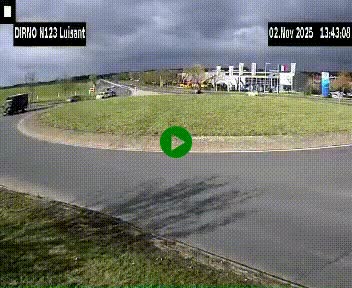 <h2>Webcam en périphérie de Chartres sur la N123, à hauteur de Luisant. Vue orientée vers Chartres</h2>