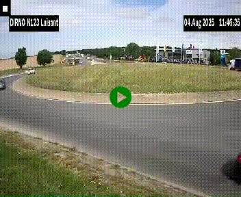 <h2>Webcam en périphérie de Chartres sur la N123, à hauteur de Luisant. Vue orientée vers Chartres</h2>
