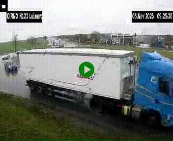 <h2>Webcam en périphérie de Chartres sur la N123, à hauteur de Luisant. Vue orientée vers Chartres</h2>