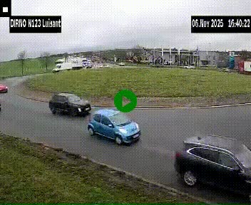 <h2>Webcam en périphérie de Chartres sur la N123, à hauteur de Luisant. Vue orientée vers Chartres</h2>