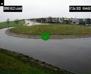 <h2>Webcam en périphérie de Chartres sur la N123, à hauteur de Luisant. Vue orientée vers Chartres</h2>