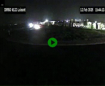 <h2>Webcam en périphérie de Chartres sur la N123, à hauteur de Luisant. Vue orientée vers Chartres</h2>