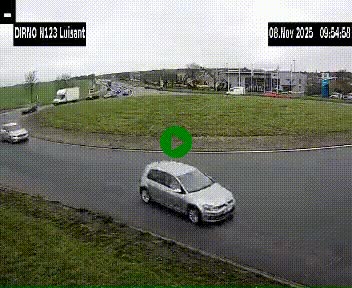 <h2>Webcam en périphérie de Chartres sur la N123, à hauteur de Luisant. Vue orientée vers Chartres</h2>