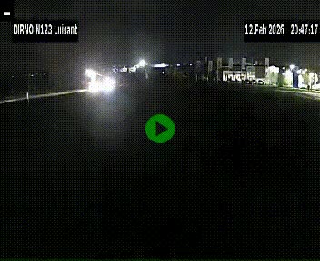 <h2>Webcam en périphérie de Chartres sur la N123, à hauteur de Luisant. Vue orientée vers Chartres</h2>