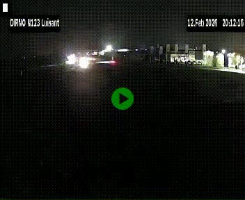 <h2>Webcam en périphérie de Chartres sur la N123, à hauteur de Luisant. Vue orientée vers Chartres</h2>