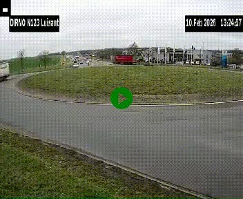 <h2>Webcam en périphérie de Chartres sur la N123, à hauteur de Luisant. Vue orientée vers Chartres</h2>