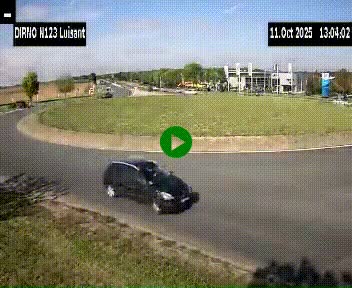 <h2>Webcam en périphérie de Chartres sur la N123, à hauteur de Luisant. Vue orientée vers Chartres</h2>