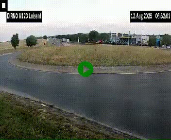<h2>Webcam en périphérie de Chartres sur la N123, à hauteur de Luisant. Vue orientée vers Chartres</h2>