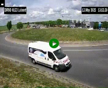 <h2>Webcam en périphérie de Chartres sur la N123, à hauteur de Luisant. Vue orientée vers Chartres</h2>