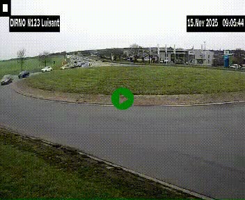 <h2>Webcam en périphérie de Chartres sur la N123, à hauteur de Luisant. Vue orientée vers Chartres</h2>