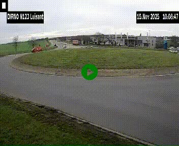 <h2>Webcam en périphérie de Chartres sur la N123, à hauteur de Luisant. Vue orientée vers Chartres</h2>