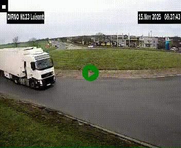 <h2>Webcam en périphérie de Chartres sur la N123, à hauteur de Luisant. Vue orientée vers Chartres</h2>