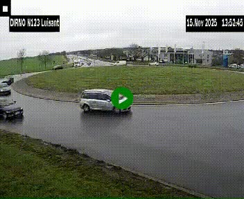 <h2>Webcam en périphérie de Chartres sur la N123, à hauteur de Luisant. Vue orientée vers Chartres</h2>